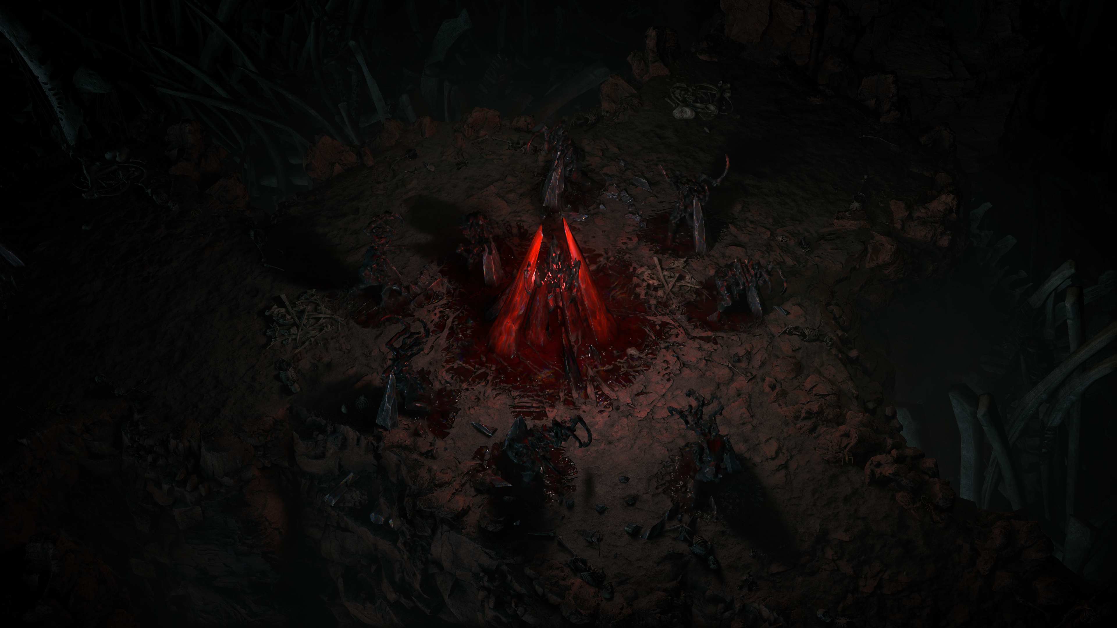 PoE2 update 0.2.0 dawn of the hunt Graphic Upgrades. A updated campfire